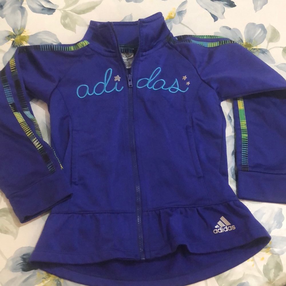 Like new Adidas little girls sweater size 5